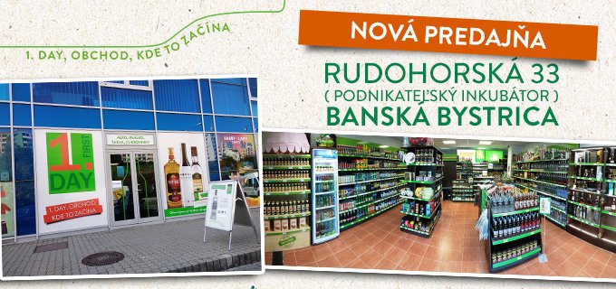 NOVÁ PREDAJŇA - Rudohorská 33, Banská Bystrica