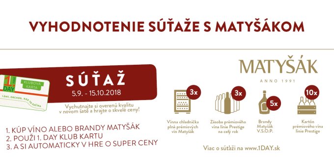VYHODNOTENIE SÚŤAŽE S MATYŠÁKOM