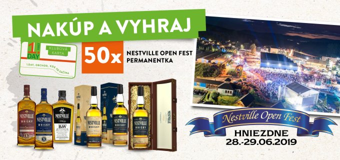 VYHRAJ PERMANENTKU NA NESTVILLE OPEN FEST 2019