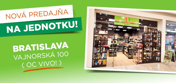 NOVÁ PREDAJŇA V BRATISLAVE