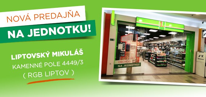 NOVÁ PREDAJŇA V LIPTOVSKOM MIKULÁŠI