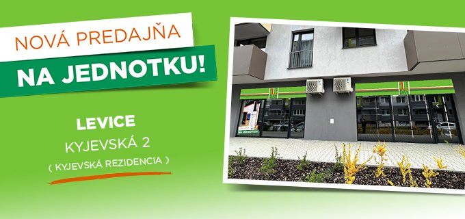 NOVÁ PREDAJŇA V LEVICIACH