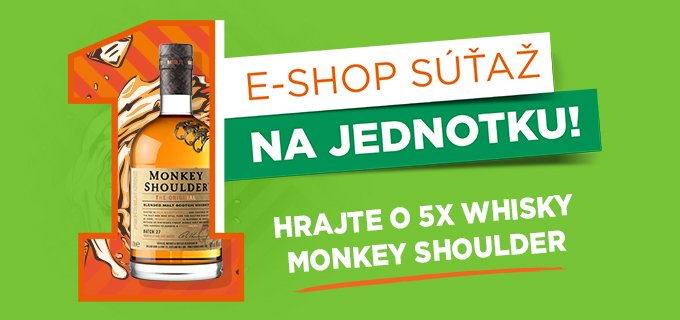 SÚŤAŽ O 5x WHISKY MONKEY SHOULDER