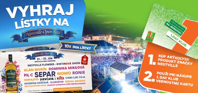 SÚŤAŽ O LÍSTKY NA NESTVILLE OPEN FEST 2024