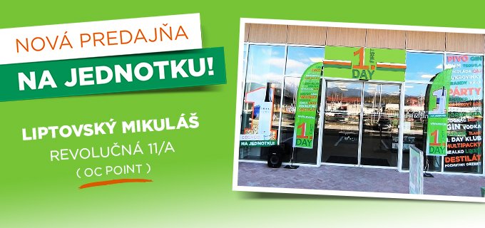 NOVÁ PREDAJŇA V LIPTOVSKOM MIKULÁŠI