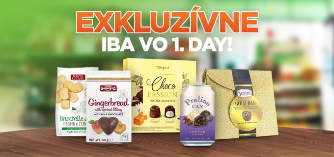 Exkluzívne iba vo 1.DAY
