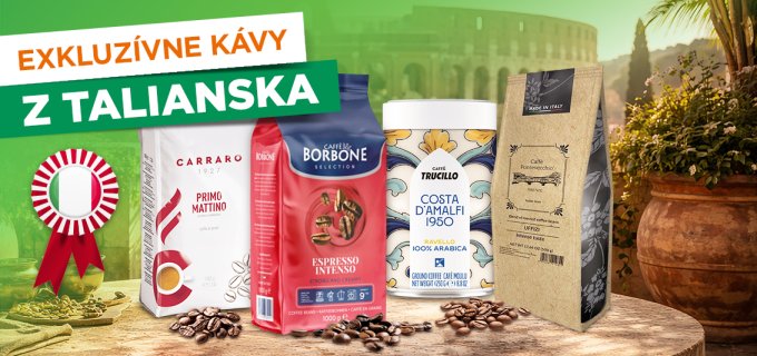 Exkluzívne kávy z Talianska