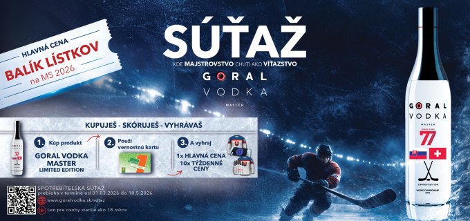 SÚŤAŽ O BALÍK LÍSTKOV NA MAJSTROVSTVÁ SVETA V ĽADOVOM HOKEJI 2026